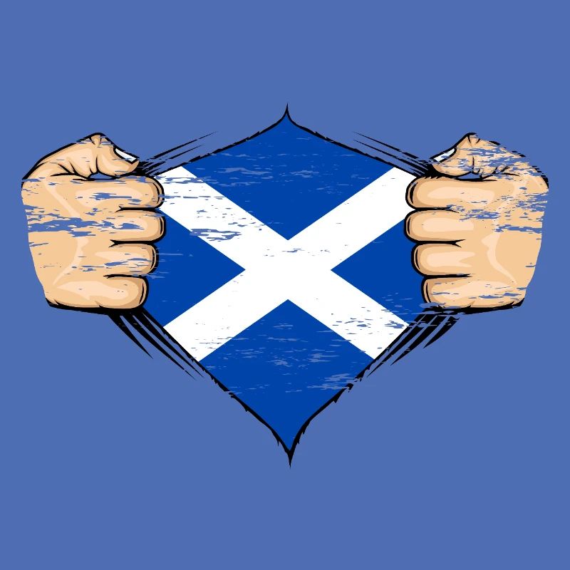 Drapeau de l’Écosse utilisé