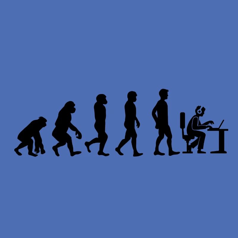 Evolution zum Gamer Geschenkidee Internet
