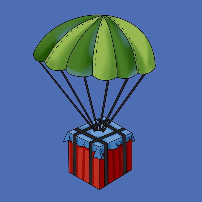 Battlegrounds PUBG Fallschirm