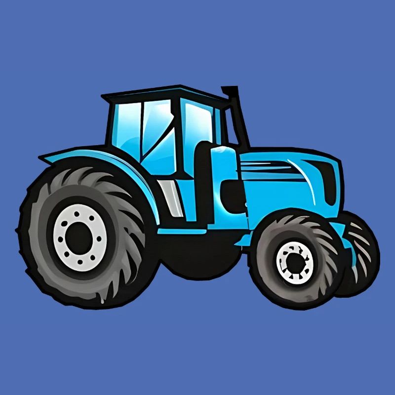 Großer Blauer Traktor