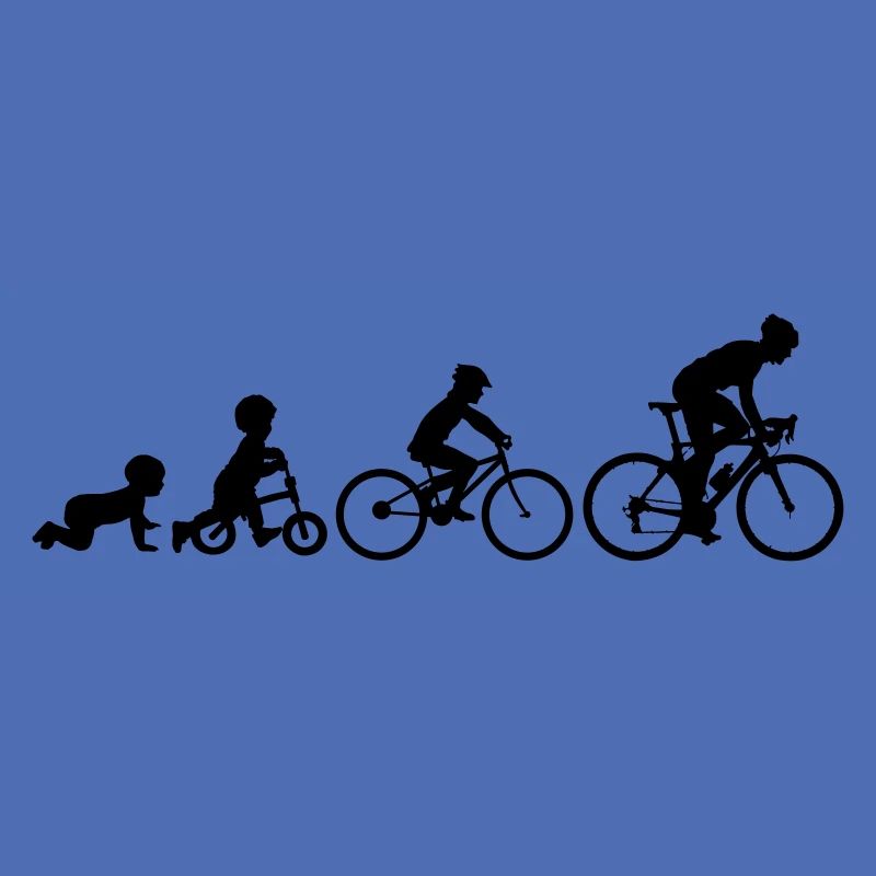 Radfahrer Evolution Fahrrad Biker Fahrradfahrer