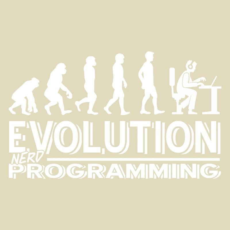 Cool drôle évolution de la programmation T-shirt