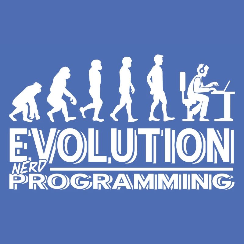 Cool drôle évolution de la programmation T-shirt