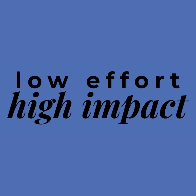Low Effort, High Impact – Stil mit Leichtigkeit