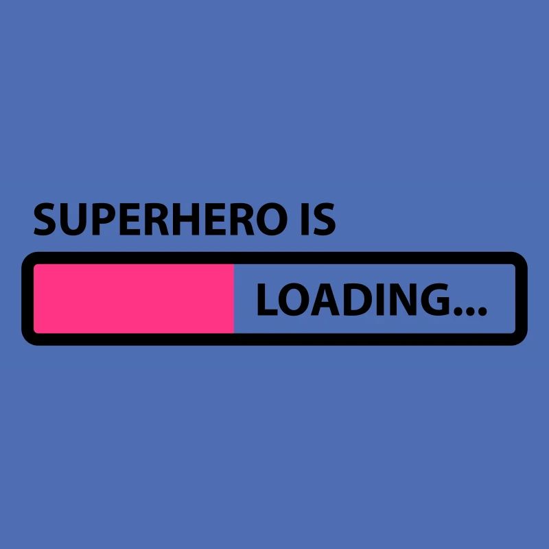 superhero is loading