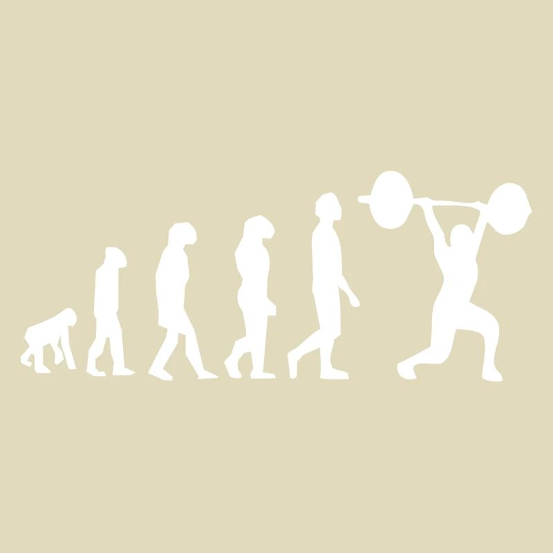 Evolution des Gewichthebens