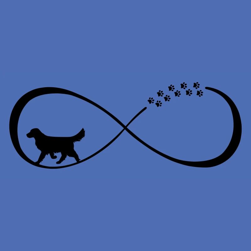Infinity Loop Golden Retriever, infinite loop