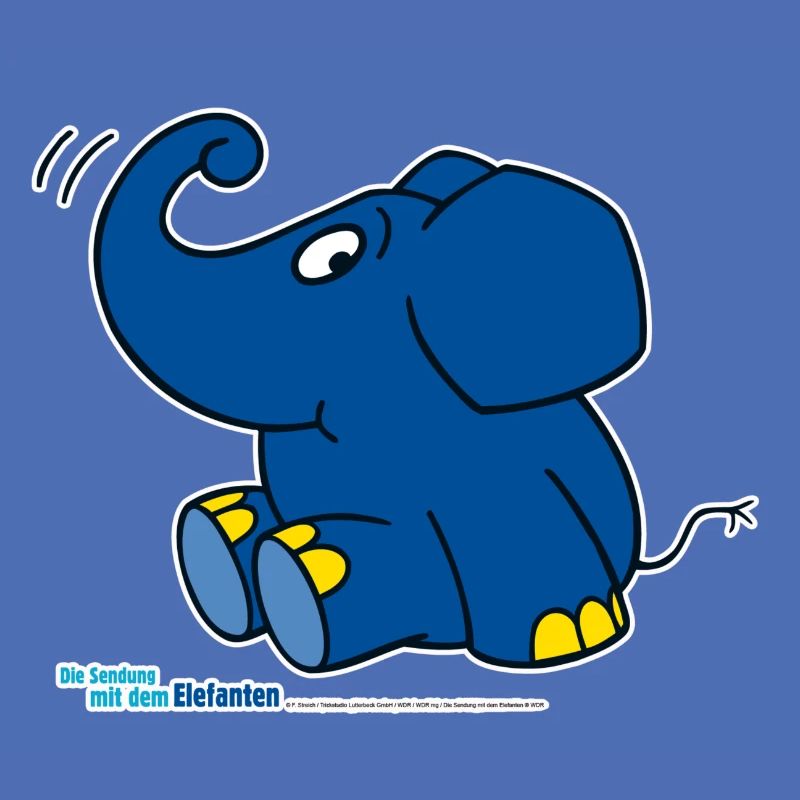 Der Elefant - sitzend