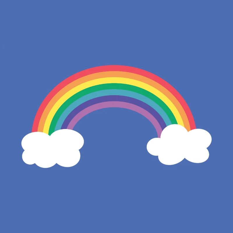 Rainbow And Clouds