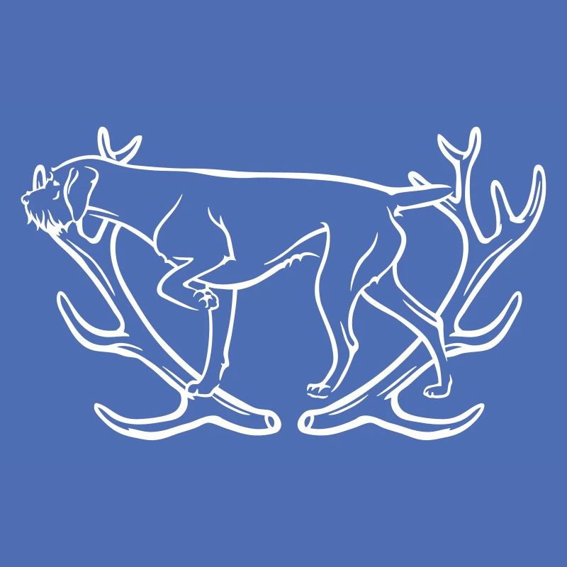Deutsch Drahthaar - Geweih