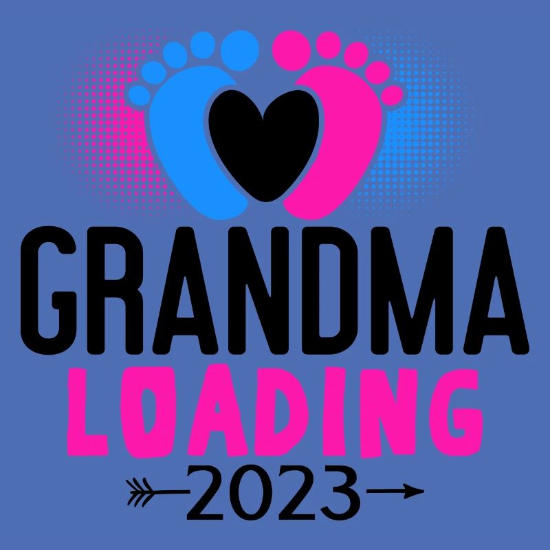 Werdende Oma, Oma loading 2023 Großmutter