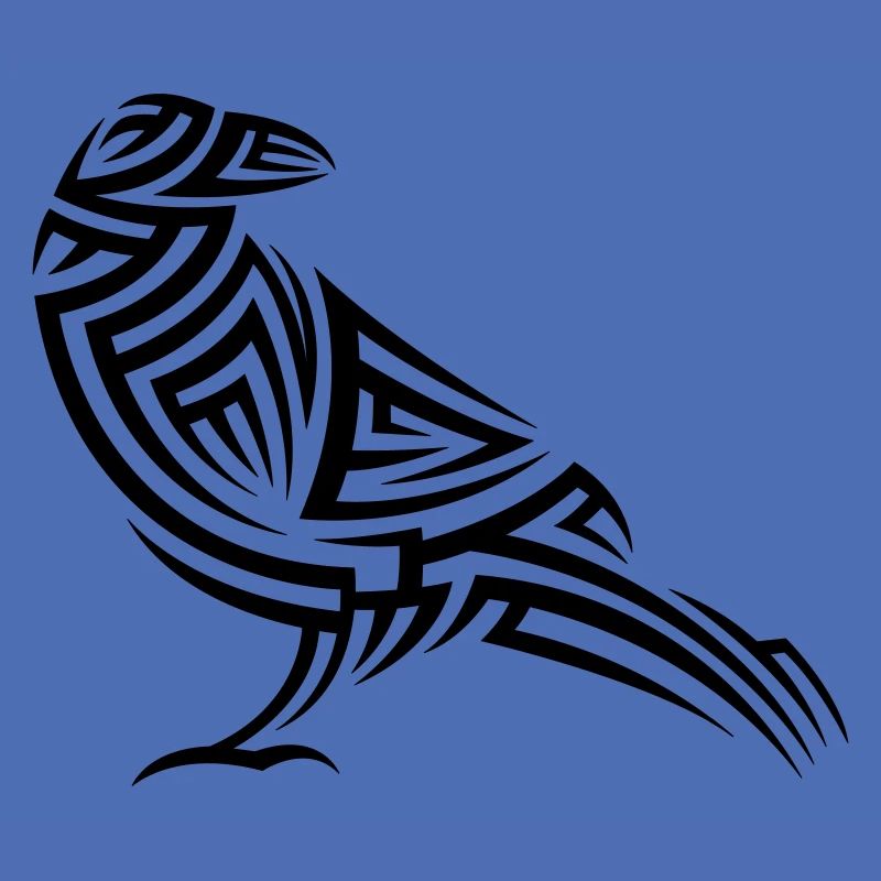 Krähe Tribal Tattoo