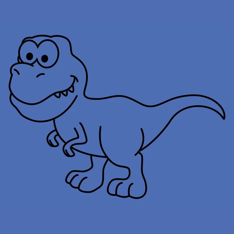 Dinosaurier T-Rex Comic