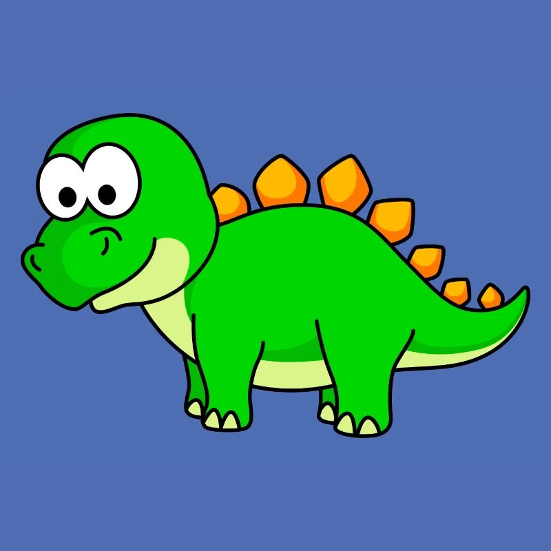Dinosaurier stegosaurus Comic