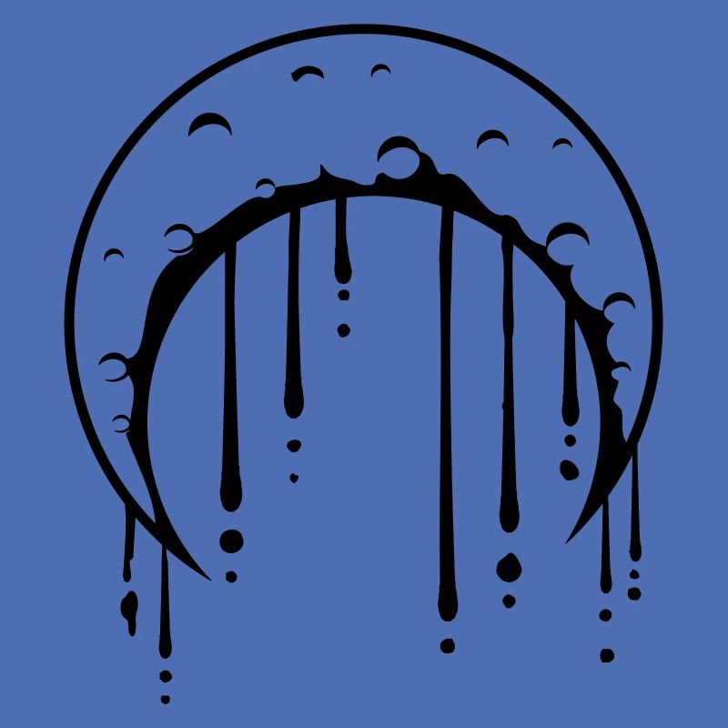 Graffiti Drops Moon
