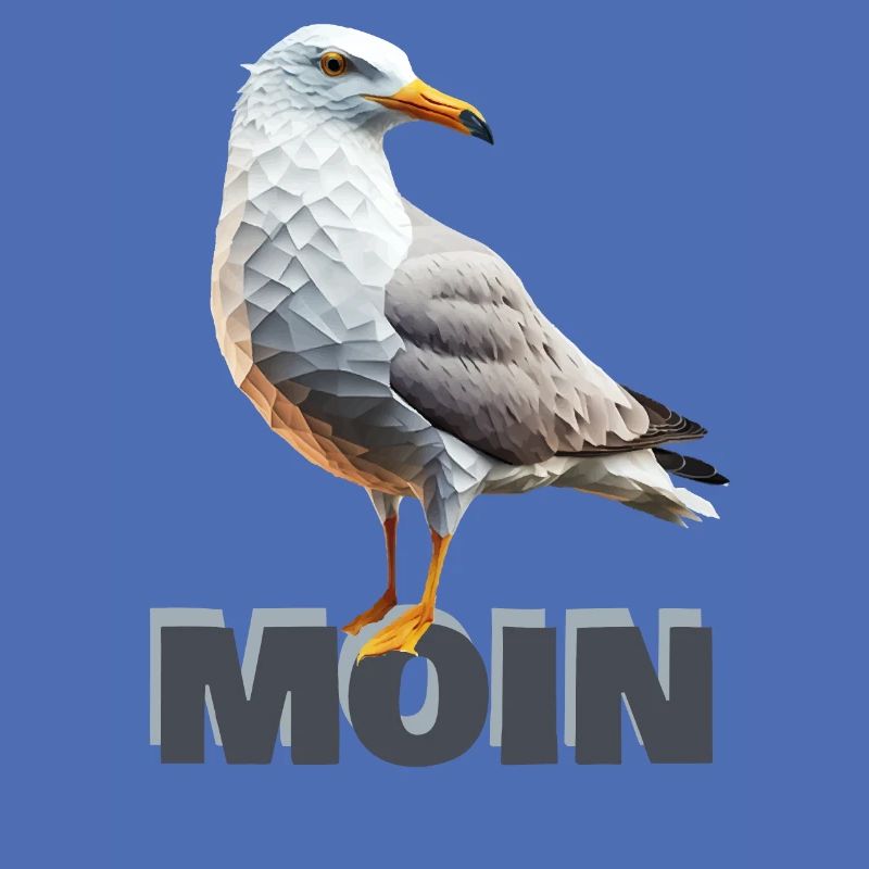 Moin Möwe Seemöwe Polygon Meer