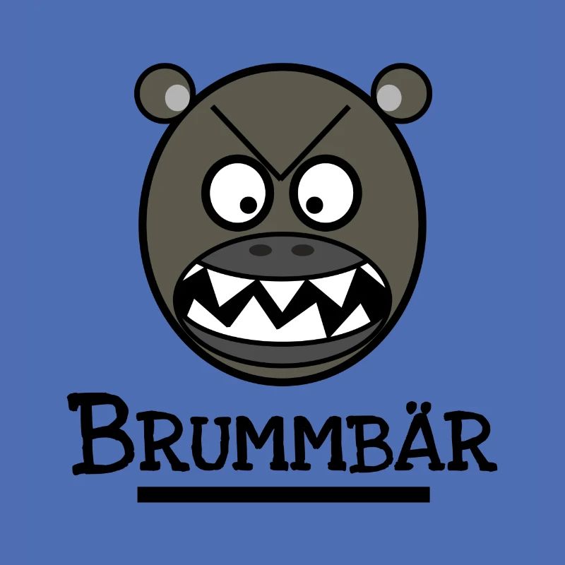 Brummbär - Bären Tshirt Accessoires Geschenkidee
