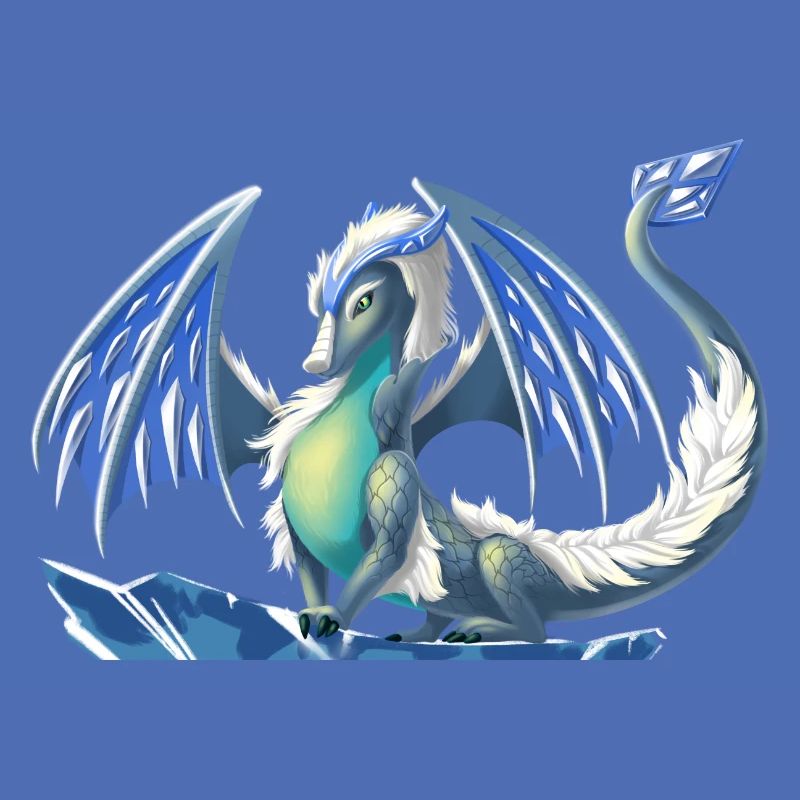 Magischer Eis Drache - Drachen der Elemente