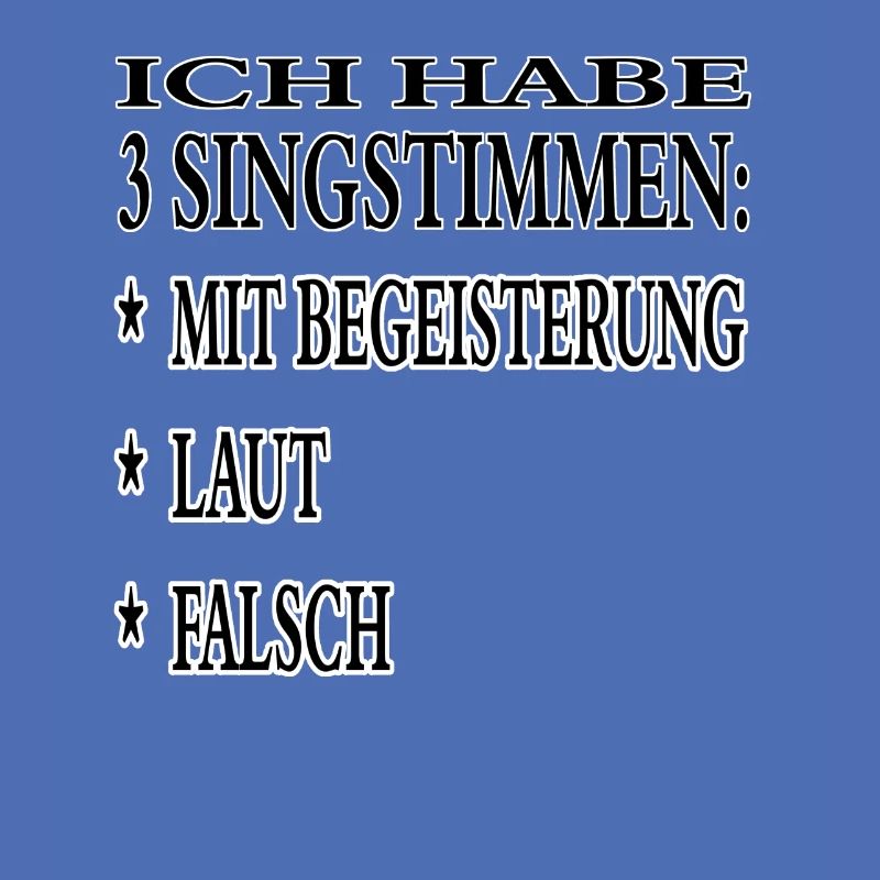 3 Singstimmen dunkel