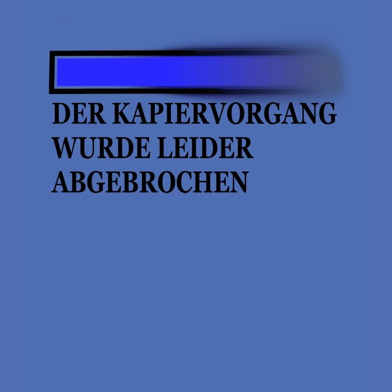 kapiervorgang schwarz
