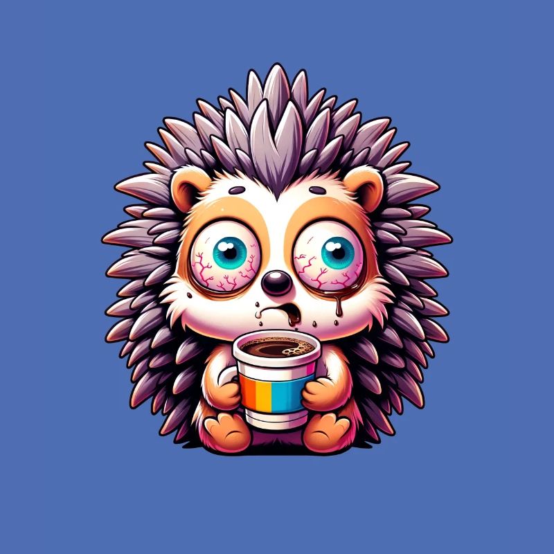 Hérisson avec café Coffee Caffeine Shock