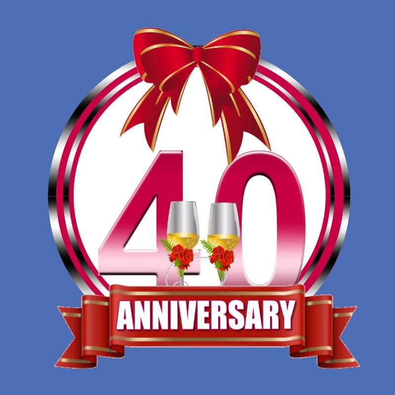40e anniversaire de mariage Anniversaire de mariage Ruby