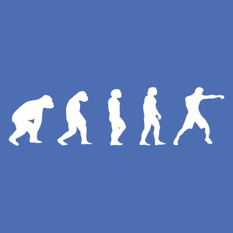 Kampfsport Evolution Ringen Kickboxen Boxen Spruch