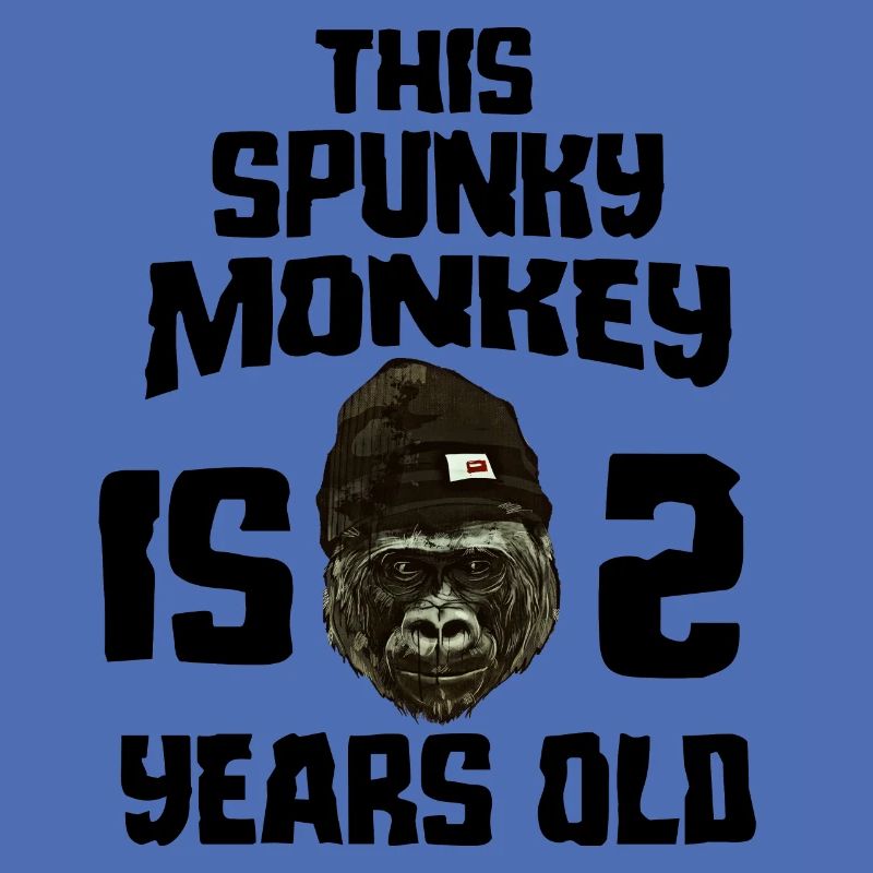 spunky monkey 2ter geburtstag