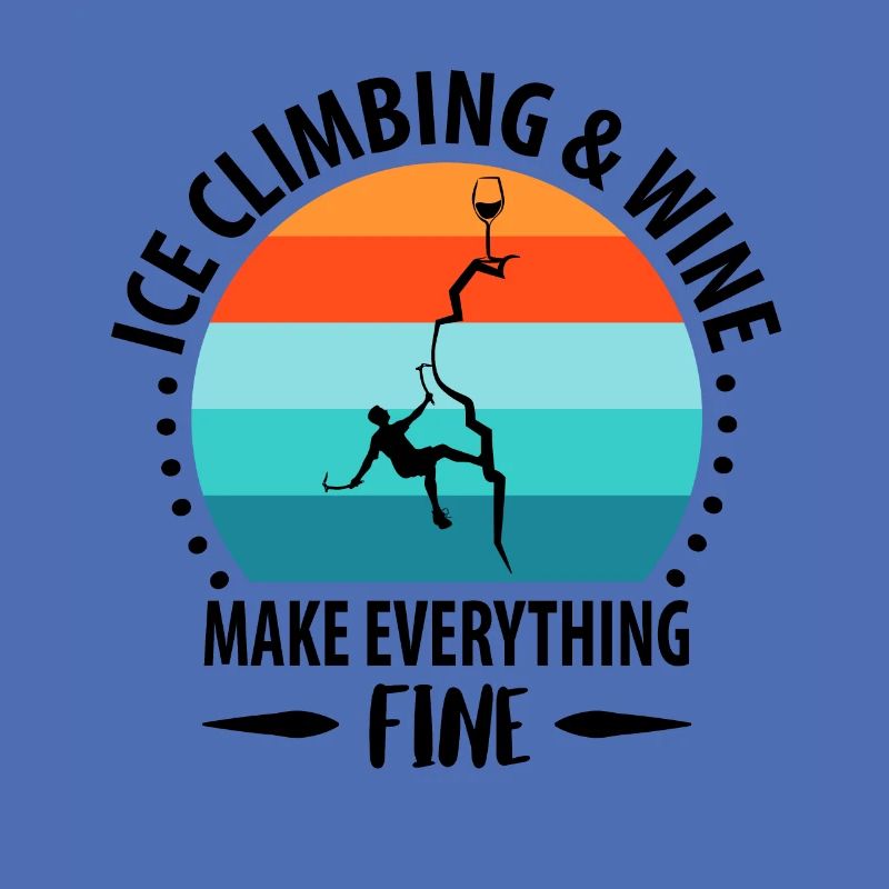 Eisklettern Eiskletterer Eispickel Bergsteigen