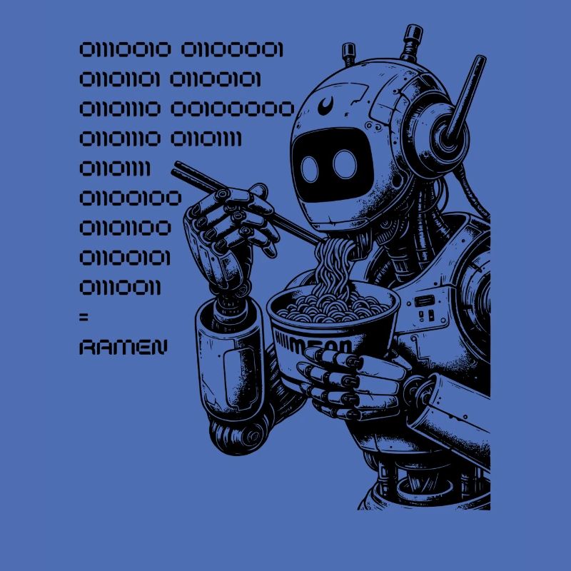 Binärer Ramen Code Robot