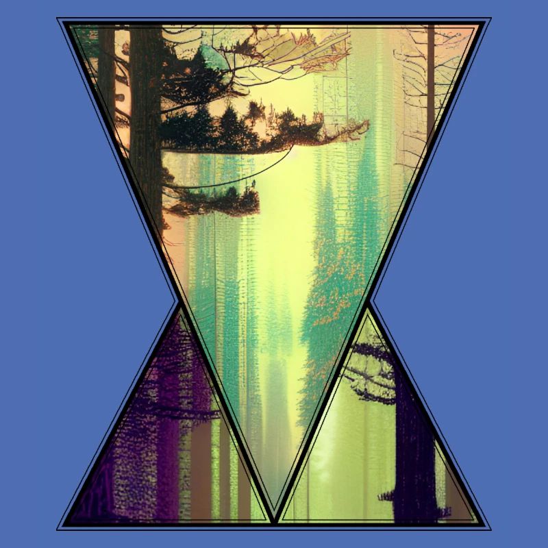 nature forest triangle
