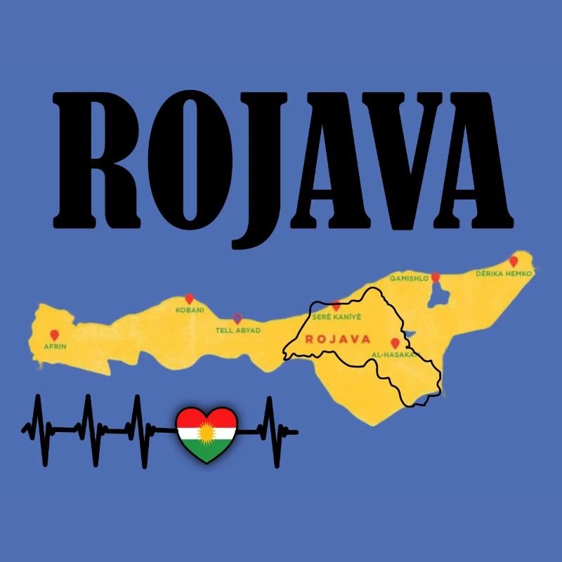 Kurdistan Rojava Kurde Kurdisch Geschenk