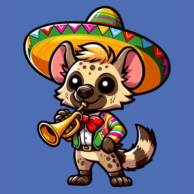 Cinco de Mayo Hyäne Trompeter
