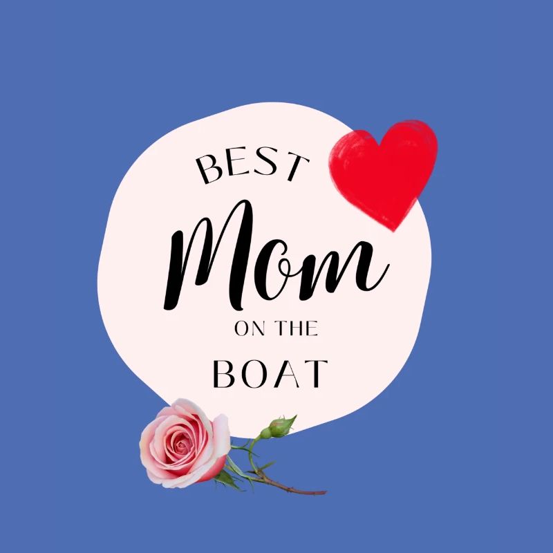 Beste Mutter auf dem Boot