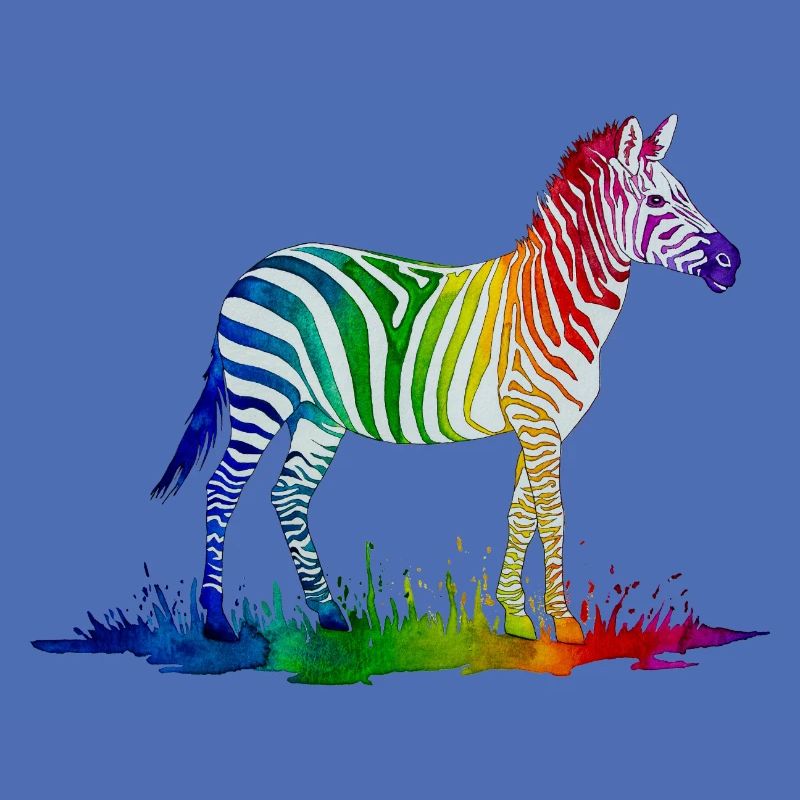 Regenbogen Zebra
