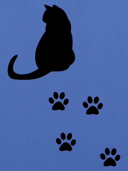 Katze mit Pfoten