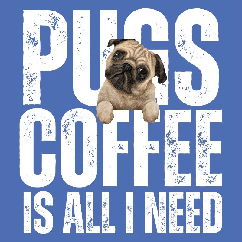 Mops und Kaffee Liebe