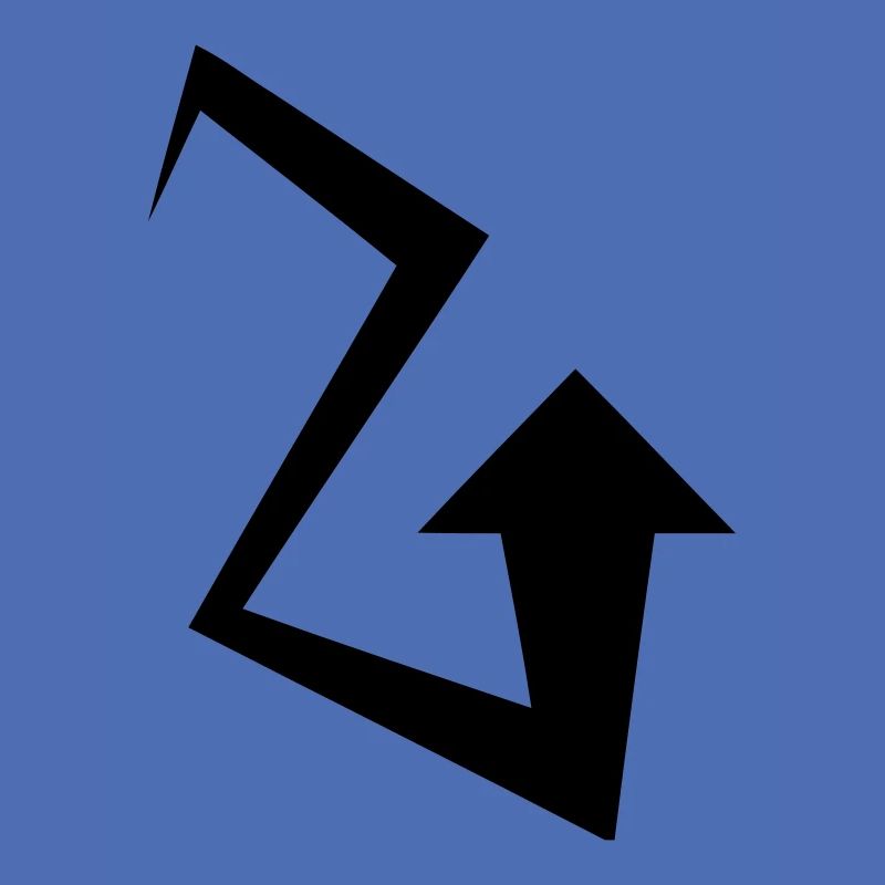Zig Zag Pfeil