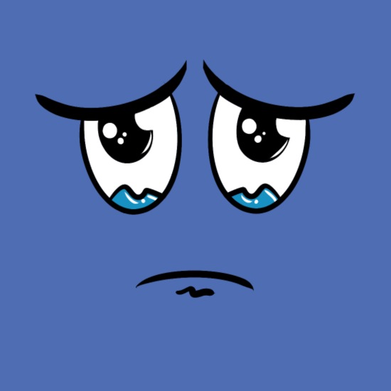Sad / crying face - funny cartoon' Tote Bag | Spreadshirt