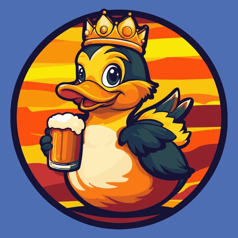 Ente Bier Comic