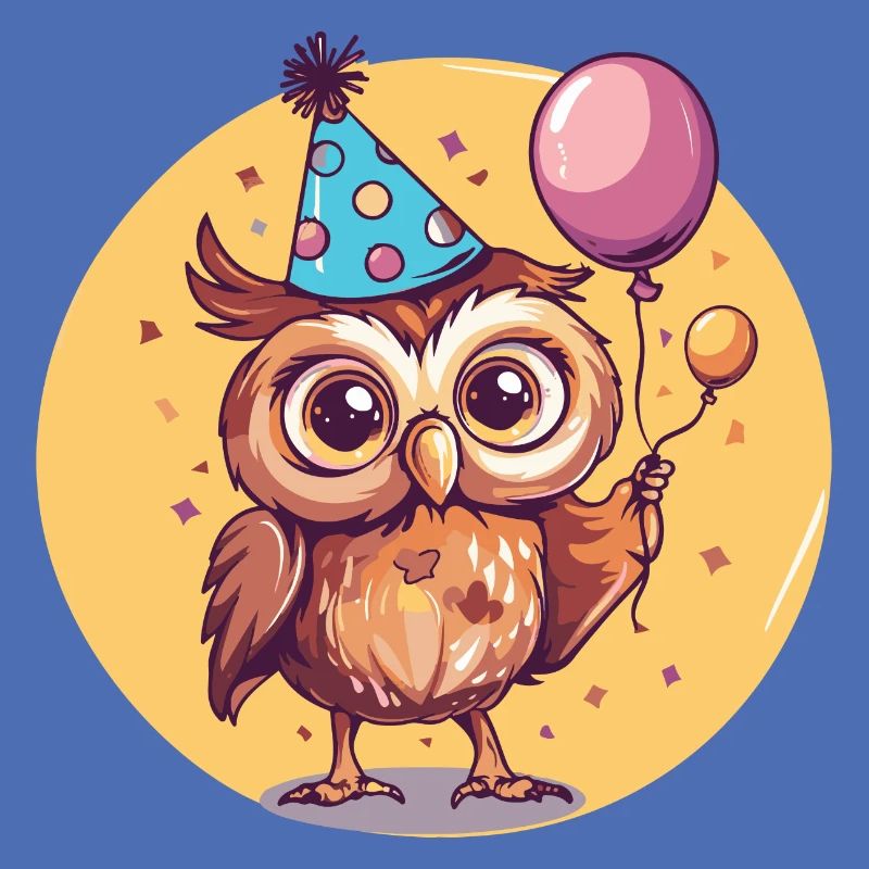 Eule Geburtstag Comic