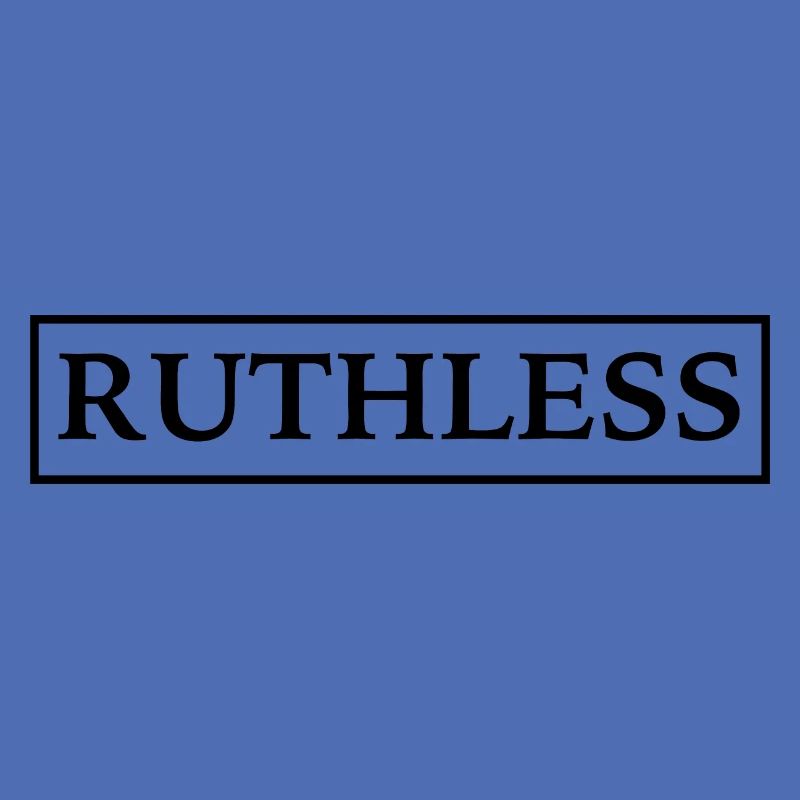 RUTHLESS BOX LOGO schwarz