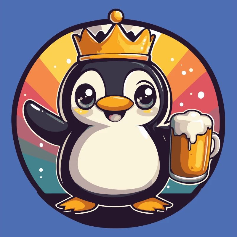 Pinguin Bier Comic