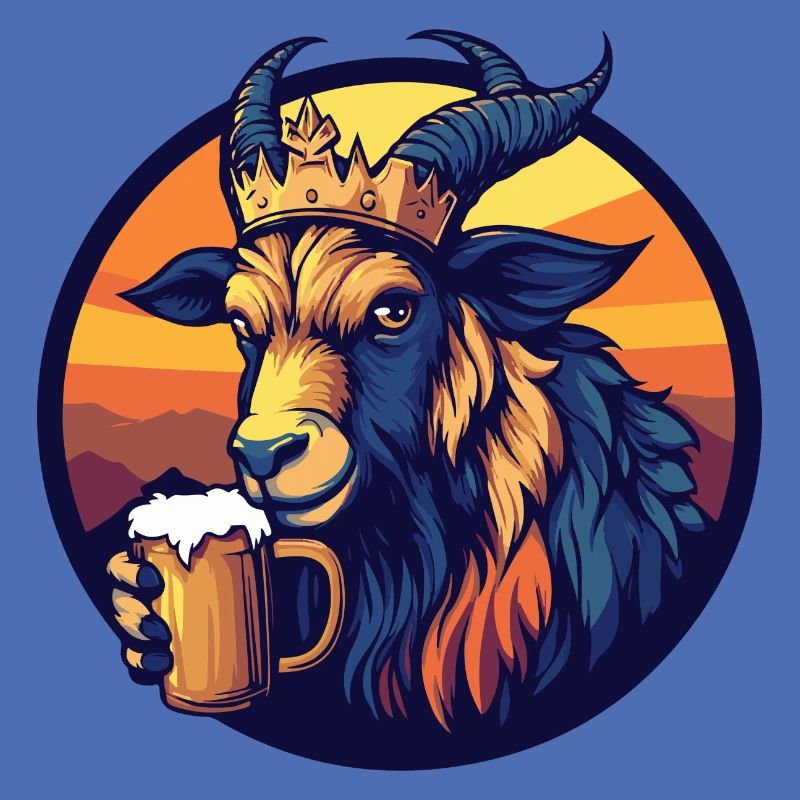 Bergziege Bier Comic
