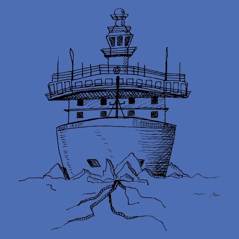 Schiff Eisbrecher frontal
