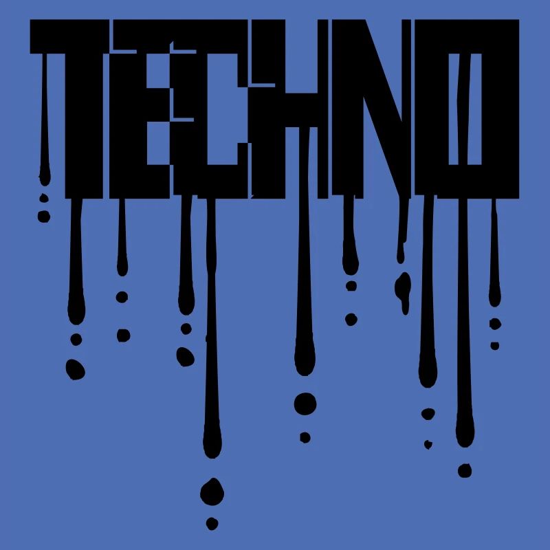 Gouttes de techno graffiti
