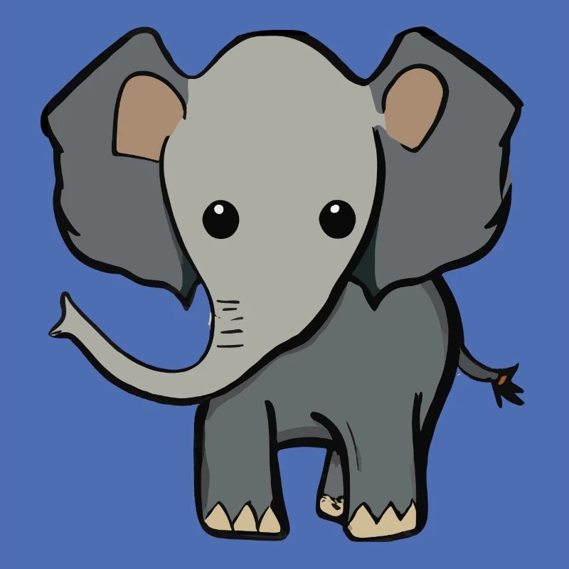 Elefant Illustration Geschenkidee