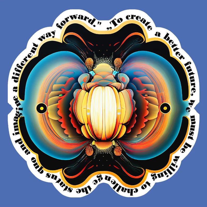 Mandala Sticker - "Better Future"