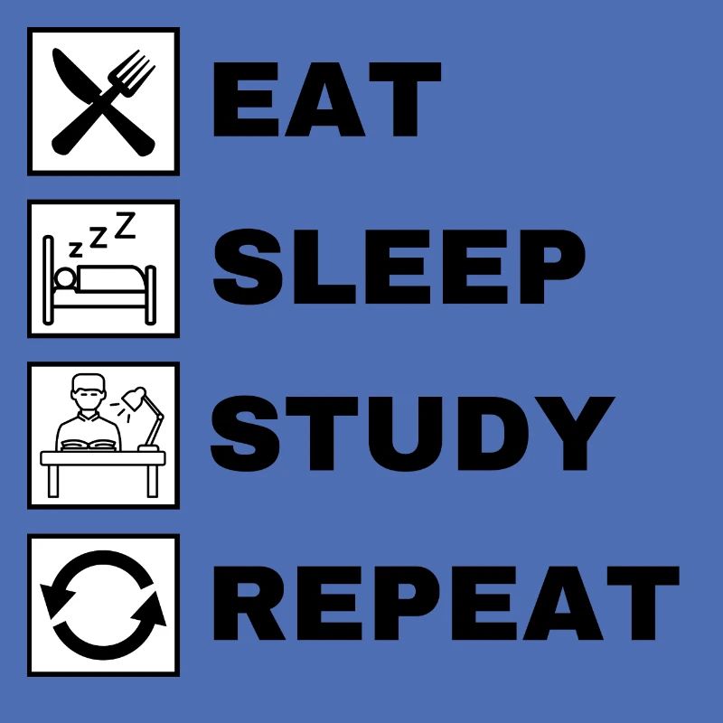 Eat Sleep Study Repeat