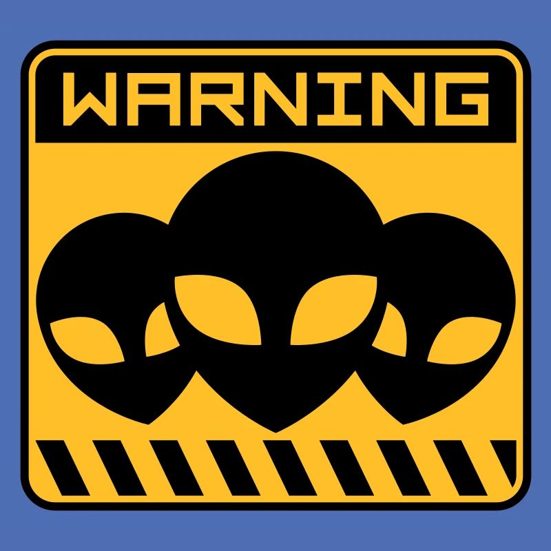 Warning Alien Design Shield